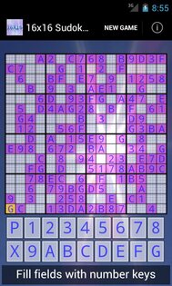 16x16 Sudoku Challenge 4.1. Скриншот 1