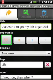 Astrid 4.6.5. Скриншот 3