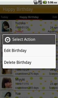 Happy Birthday Free 1.1.0.5. Скриншот 8