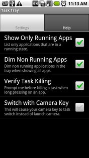 Task Tray 1.13 beta. Скриншот 2