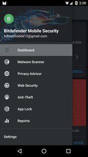 Bitdefender Security 3.3.321.2571. Скриншот 1