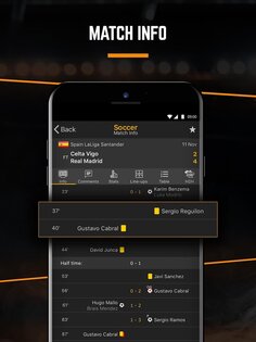 LiveScore 9.2. Скриншот 3
