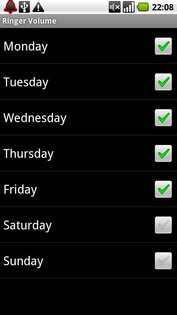 Ringer Volume - scheduler 7.1.3. Скриншот 3