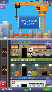 Tiny Tower. Скриншот 1