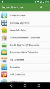 Financial Calculators 3.5.3. Скриншот 1