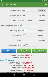 Financial Calculators 3.5.3. Скриншот 19