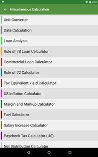 Financial Calculators 3.5.3. Скриншот 23
