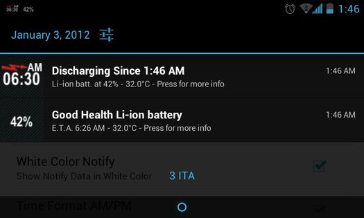 Battery E.T.A. 1.4.3.1. Скриншот 3