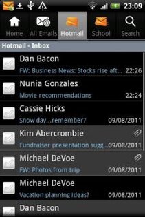 Hotmail 7.8.2.44.9958. Скриншот 1