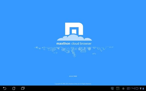 Maxthon 4.3.5.2000. Скриншот 1