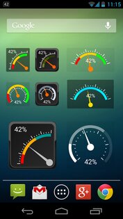 Gauge Battery Widget 2025 7.2.2. Скриншот 2