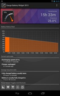 Gauge Battery Widget 2025 7.2.2. Скриншот 12