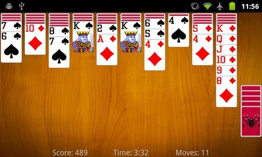 Spider Solitaire 7.6.4.4857. Скриншот 7