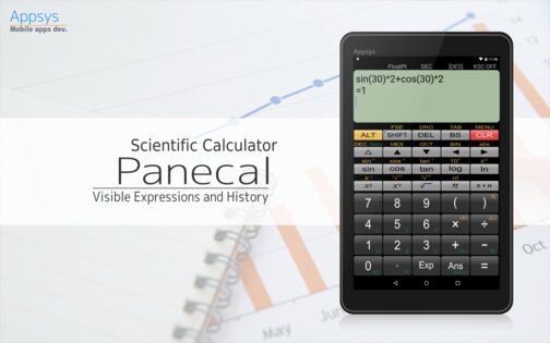Panecal Scientific Calculator 7.7.0. Скриншот 1
