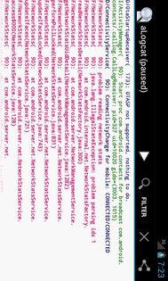 aLogCat 2.6.1. Скриншот 2