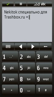Мод клавиатуры для nokia 5228, nokia 5230, nokia 5800. Скриншот 1