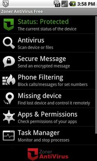 Zoner AntiVirus 1.16.0. Скриншот 1