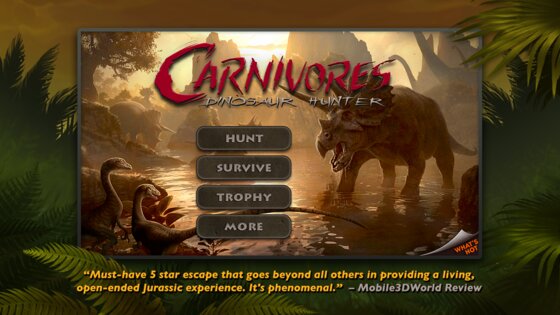 Carnivores: Dinosaur Hunter 2.0.1. Скриншот 1