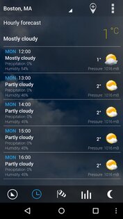 Digital clock & weather 9.06.0. Скриншот 3