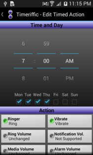 Timeriffic 1.12.02. Скриншот 18