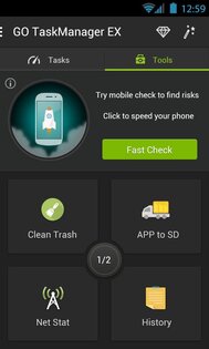GO Cleaner & Task Manager 3.91. Скриншот 2