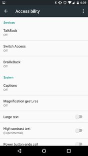 Android Специальные возможности 17.0.1.926549743. Скриншот 2