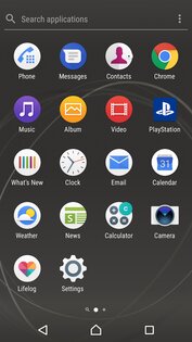SONY Xperia Home 13.0.A.0.5. Скриншот 2