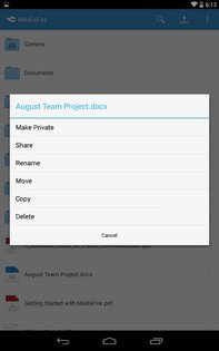 MediaFire 5.9.18. Скриншот 13