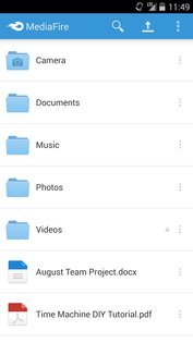 MediaFire 5.9.18. Скриншот 5