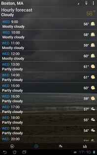 Sense flip clock & weather 9.05.0. Скриншот 4