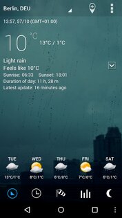 Sense flip clock & weather 9.05.0. Скриншот 15