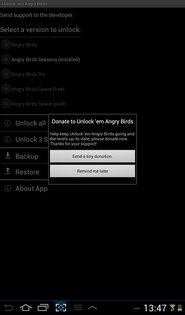 Unlock'em Angry Birds 4.07. Скриншот 2