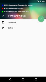Transparent Calendar Widget 1.5.6. Скриншот 2