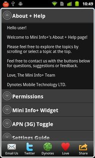 Mini Info 2.3.0. Скриншот 8