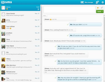 mysms – синхронизация SMS с ПК 7.1.1. Скриншот 6