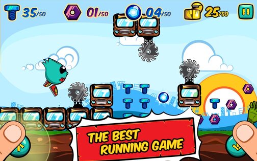 Running Rico: Alien vs Zombies 1.1.0. Скриншот 1