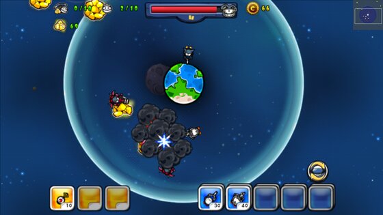 Cartoon Defense: Space wars 1.0.2. Скриншот 1