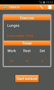TABATA 1.2.2. Скриншот 1