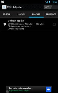 CPU Adjuster 3.1.124. Скриншот 5