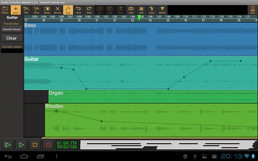 Audio Evolution Mobile 5.5.7.1. Скриншот 3
