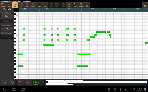 Audio Evolution Mobile 5.5.7.1. Скриншот 4