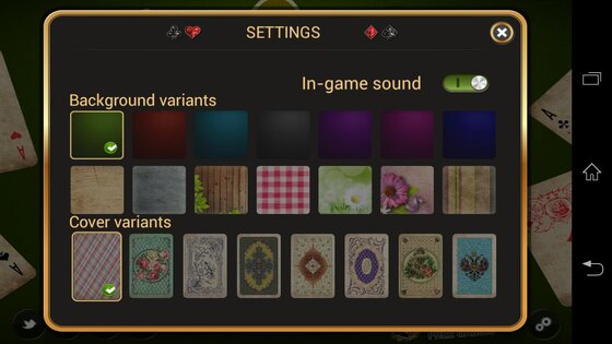 Solitaire Extreme Widescreen 6.5. Скриншот 3