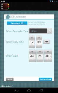 SkinnyNote Lite 1.7.0. Скриншот 5