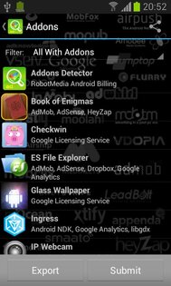 Addons Detector 3.106. Скриншот 2