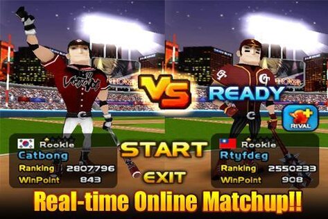 Homerun Battle 1.9.0. Скриншот 1