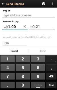 Bitcoin Wallet 11.03. Скриншот 2