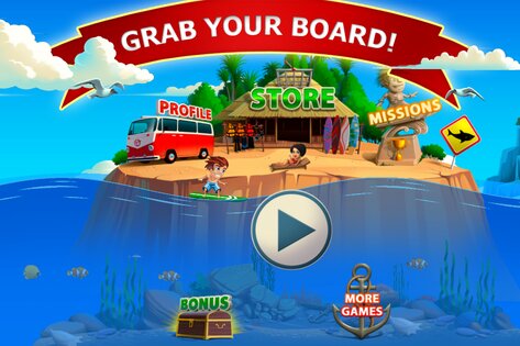Banzai Surfer 1.1.7. Скриншот 1