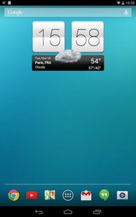 Sense V2 flip clock & weather 9.05.0. Скриншот 13
