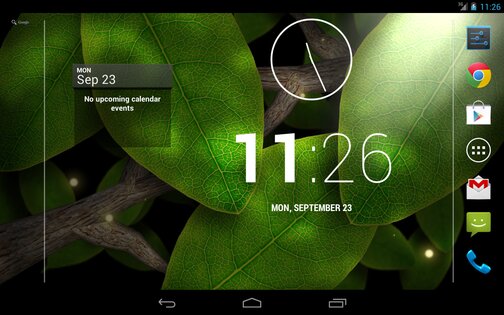 Tap Leaves Free Live Wallpaper 2.0.1. Скриншот 1