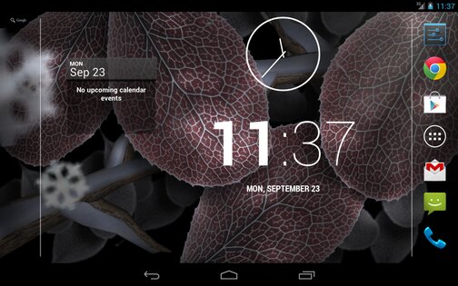 Tap Leaves Free Live Wallpaper 2.0.1. Скриншот 5